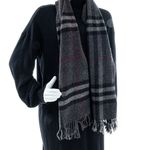 Cachecol-Burberry-Housecheck-Cinza