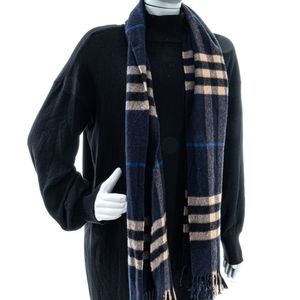 Cachecol Burberry Housecheck Azul
