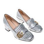 Sapato-Gucci-Franjas-Marmont-Prata-