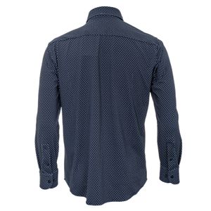 Camisa Boss Estampa Azul Marinho