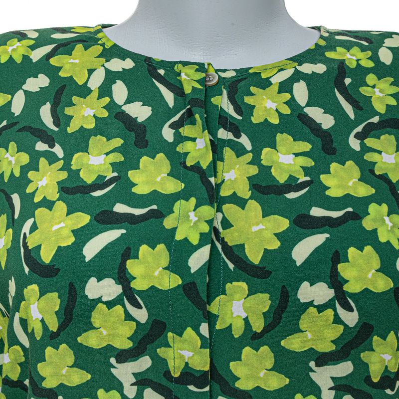 Camisa-Andrea-Marques-Estampa-Floral-Verde
