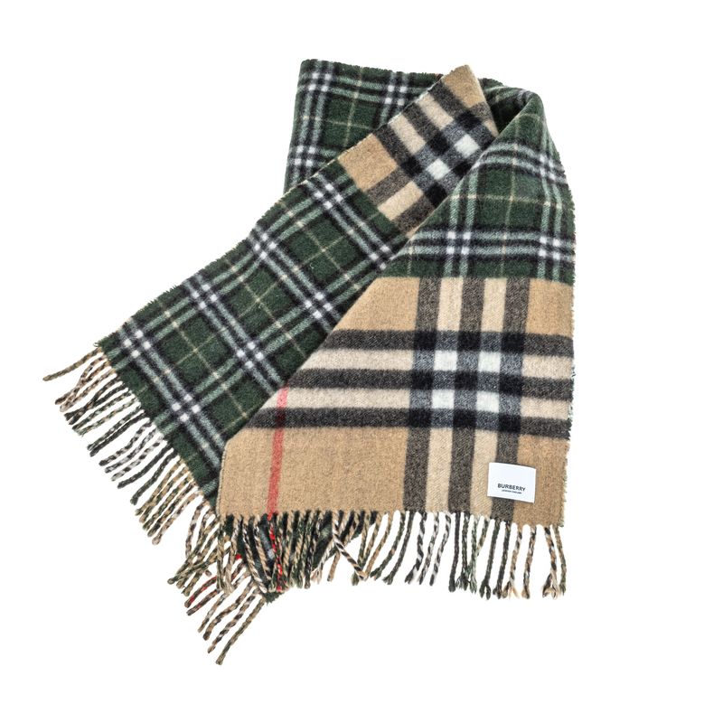 Cachecol-Burberry-Housecheck-com-Verde