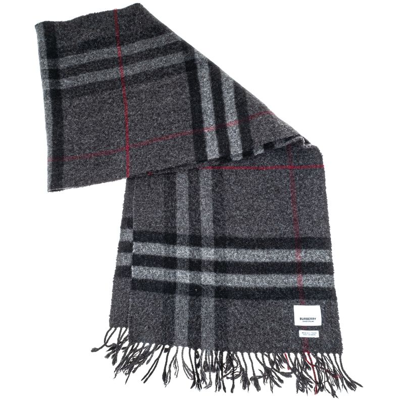 Cachecol-Burberry-Housecheck-Cinza