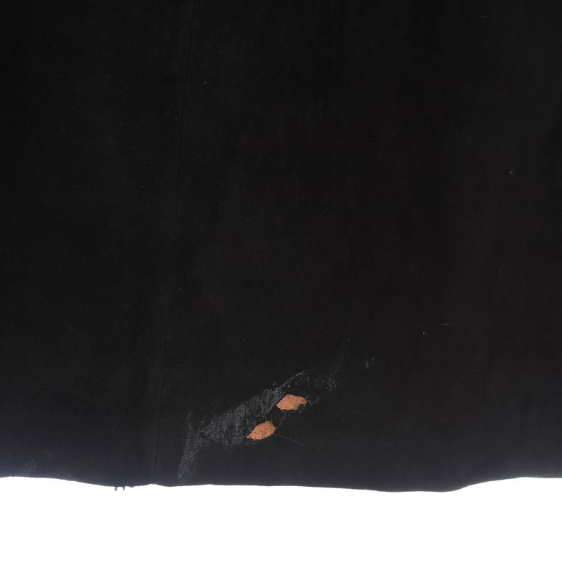 Vestido-Bergdorf-Goodman-Couro-e-Camurca-Preto