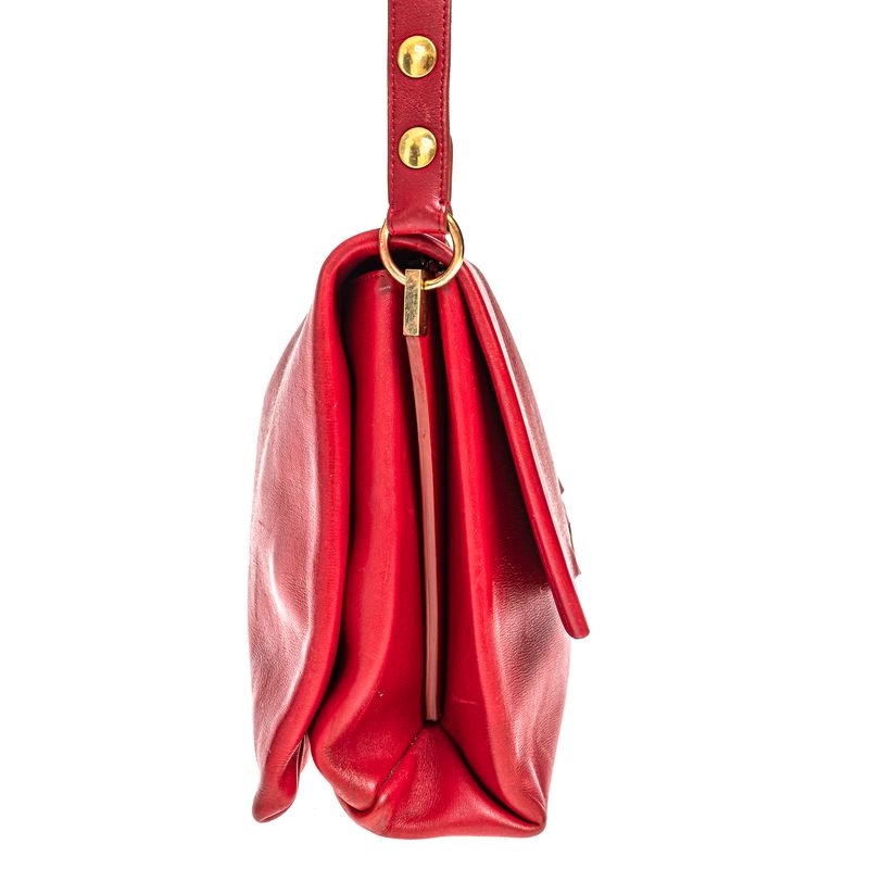 Bolsa-Celine-Crossbody-Couro-Vermelho-