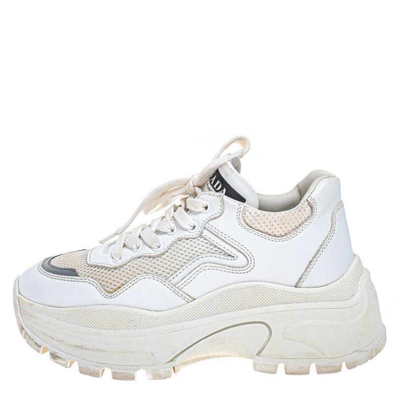 Tenis-Prada-Mesh-Chunky-Branco