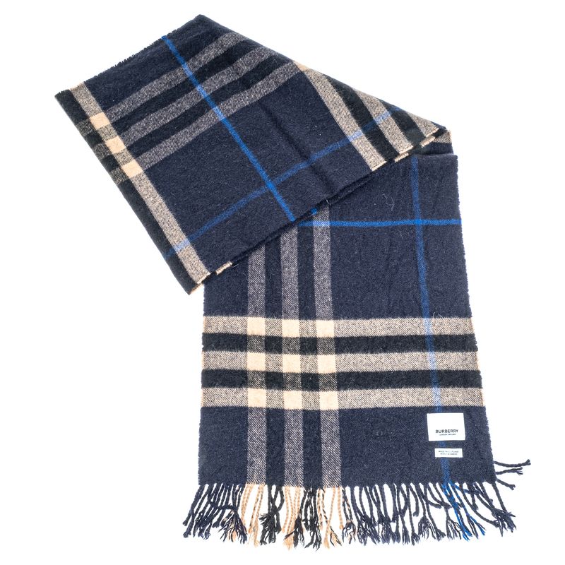 Cachecol-Burberry-Housecheck-Azul