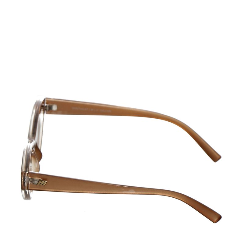 Oculos-Le-Specs-Champanhe-e-Lente-Marrom