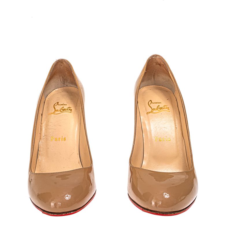 Sapato-de-Salto-Louboutin-Verniz-Creme