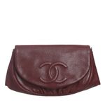 Bolsa-Chanel-Half-Moon-Wallet-On-Chain-Vermelha-