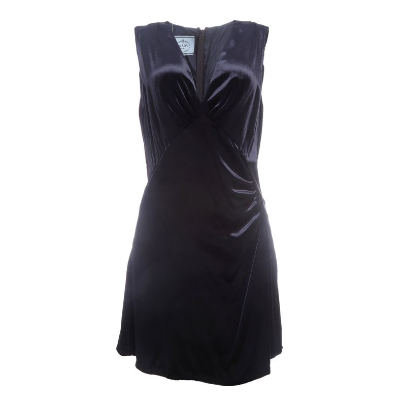 Vestido-Prada-Veludo-Azul-Marinho