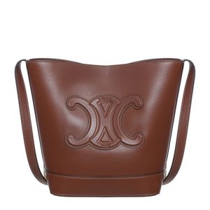 Bolsa Celine Bucket Couro Caramelo
