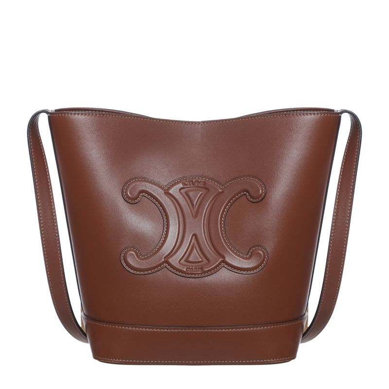 Bolsa-Celine-Bucket-Couro-Caramelo-
