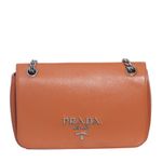 Bolsa-Prada-Couro-Saffiano-Laranja