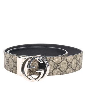 Cinto Gucci GG Interlocking Dupla Face
