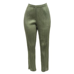 Calça Pleats Please Issey Miyake Verde