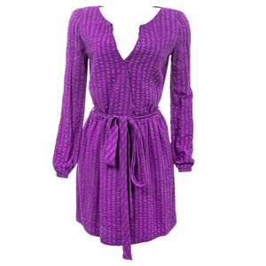 Vestido Balenciaga Seda Roxo