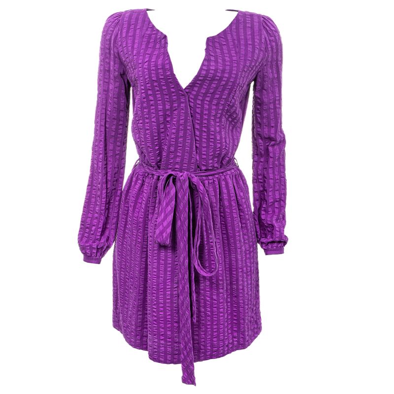 Vestido-Balenciaga-Seda-Roxo