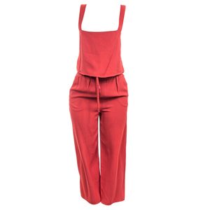 Conjunto Cris Barros Calça e Top Vermelho