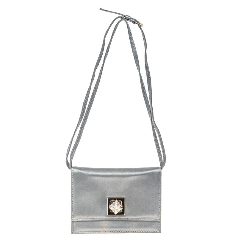 Bolsa-Valentino-Cinza-Com-Brilho-Vintage