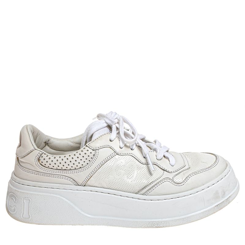 Tenis-Gucci-Couro-Branco-