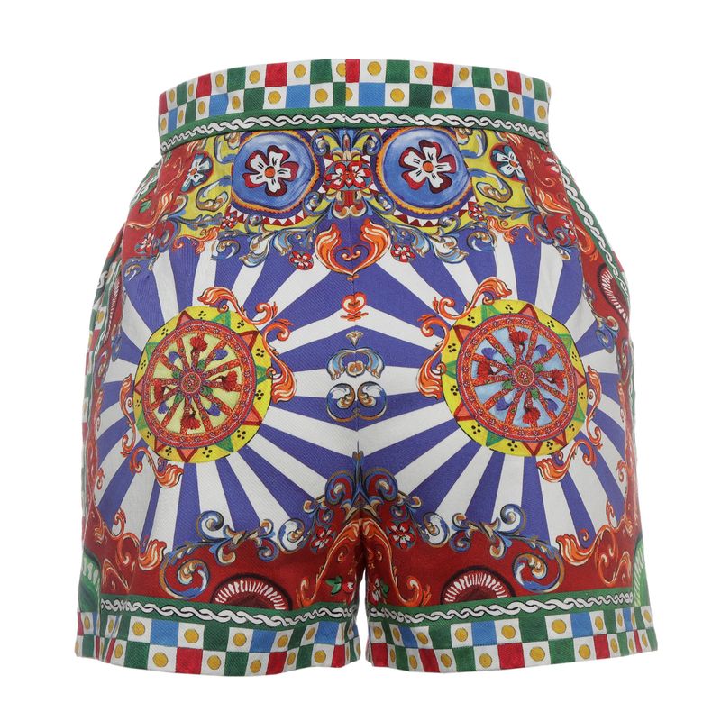 Shorts-Dolce---Gabbana-Estampado-Colorido