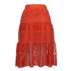 Saia Diane Von Furtenberg Guipure Laranja