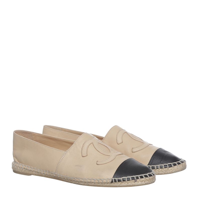 Espadrille-Chanel-Couro-Bege-