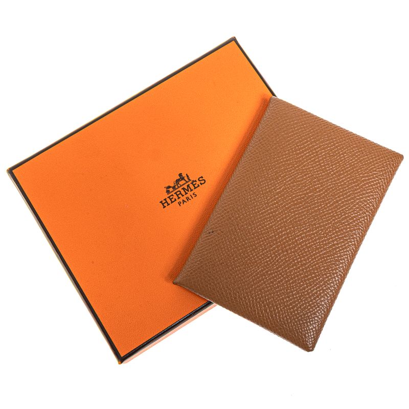 Porta-Cartao-Hermes-Couro-Marrom-