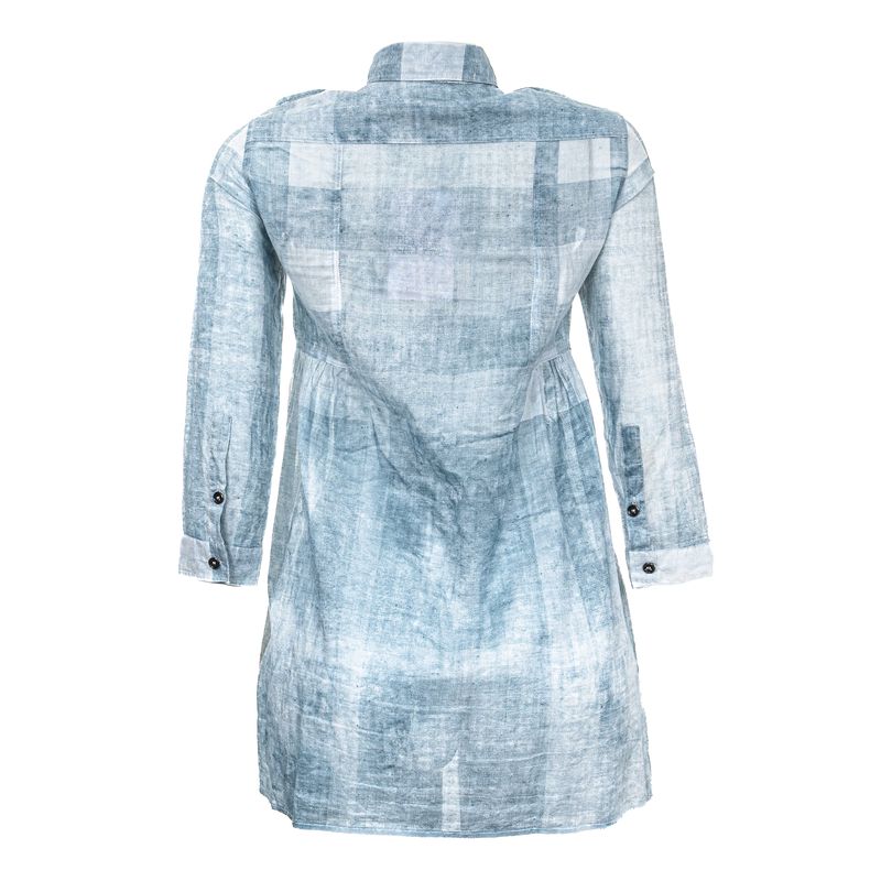 Camisa-Burberry-Xadrez-Azul-