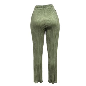 Calça Pleats Please Issey Miyake Verde