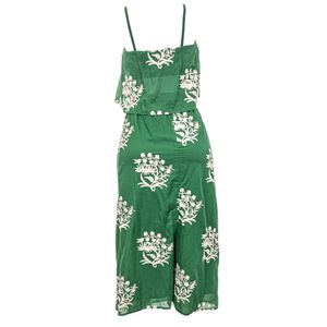 Conjunto Cris Barros Saia e Top Bordado Verde