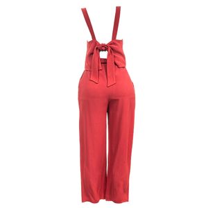 Conjunto Cris Barros Calça e Top Vermelho