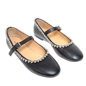 Sapatilha Mach & Mach Preta e Strass