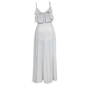 Vestido S Club Branco com Fios Pratas