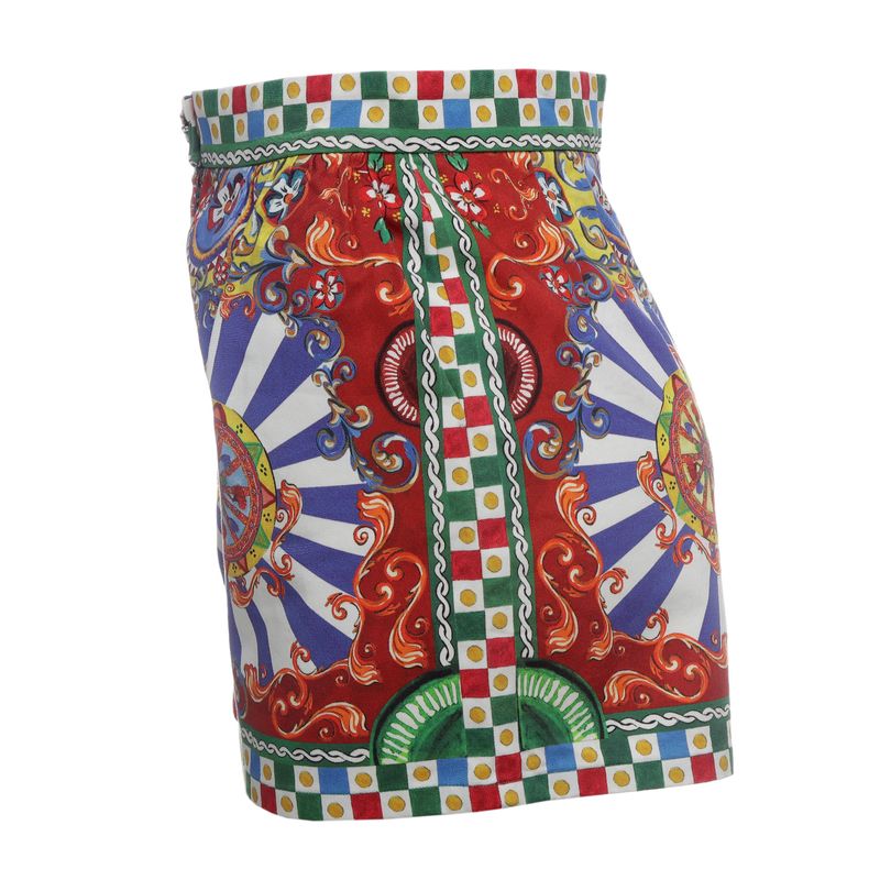 Shorts-Dolce---Gabbana-Estampado-Colorido