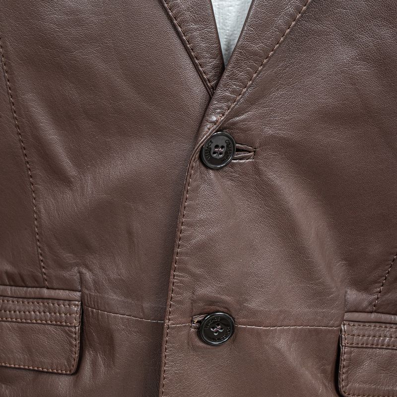 Jaqueta-Versace-Couro-Marrom