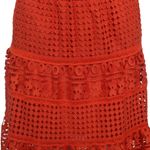 Saia-Diane-Von-Furtenberg-Guipure-Laranja