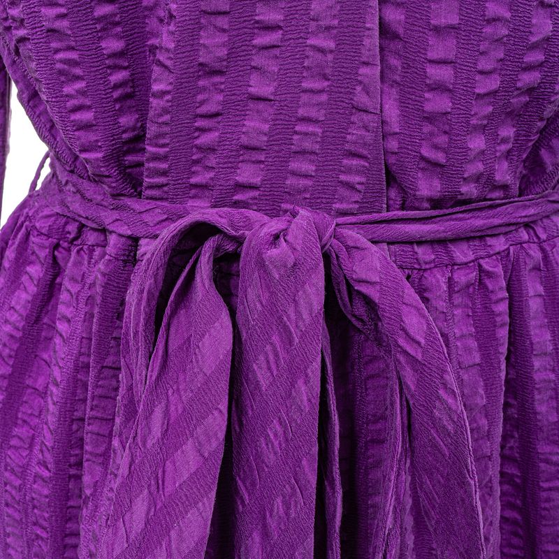 Vestido-Balenciaga-Seda-Roxo