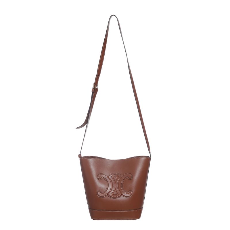 Bolsa-Celine-Bucket-Couro-Caramelo-