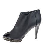 Ankle-Boot-Chanel-Couro-e-Verniz-Preto-