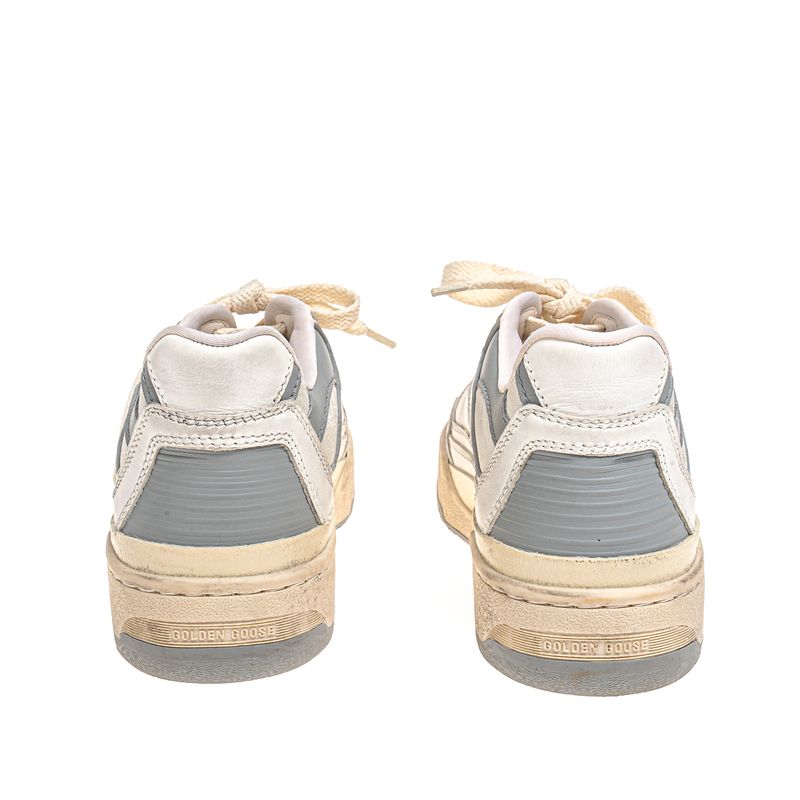Tenis-Golden-Goose-Forty-Two-Branco-e-Cinza-