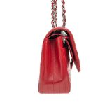 Bolsa-Chanel-Double-Flap-Chevron-Caviar-Vermelha-