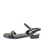 Sandalia-Gucci-Rasteira-Horsebit-Preta-