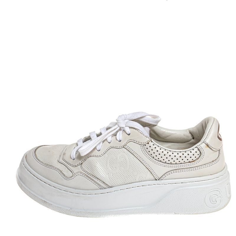 Tenis-Gucci-Couro-Branco-