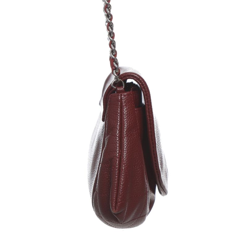 Bolsa-Chanel-Half-Moon-Wallet-On-Chain-Vermelha-