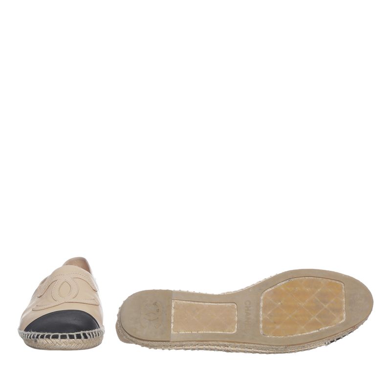 Espadrille-Chanel-Couro-Bege-