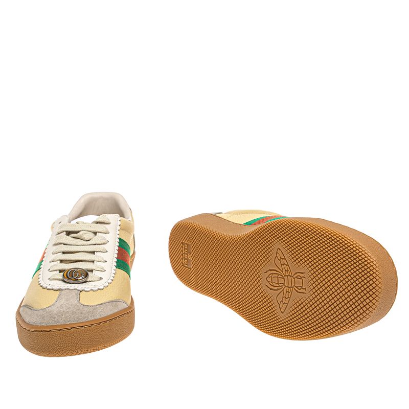 Tenis-Gucci-Couro-Bege-e-Faixa-Web-
