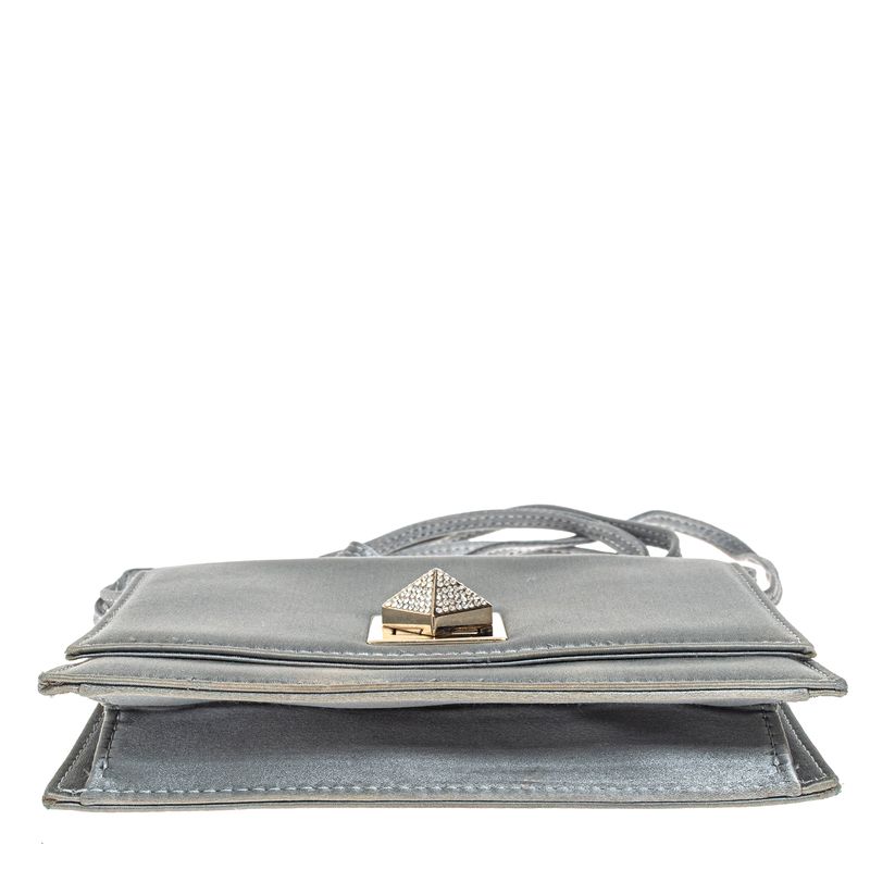 Bolsa-Valentino-Cinza-Com-Brilho-Vintage