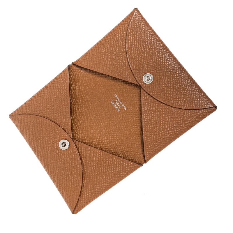 Porta-Cartao-Hermes-Couro-Marrom-